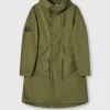 Pretty Green Walker Oversized Parka Khaki Sale