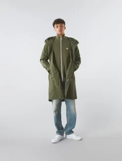 Pretty Green Walker Oversized Parka Khaki Sale