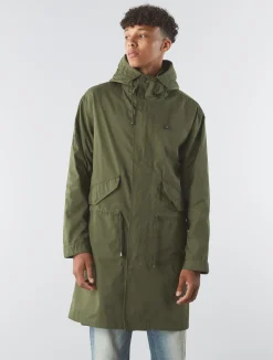 Pretty Green Walker Oversized Parka Khaki Sale
