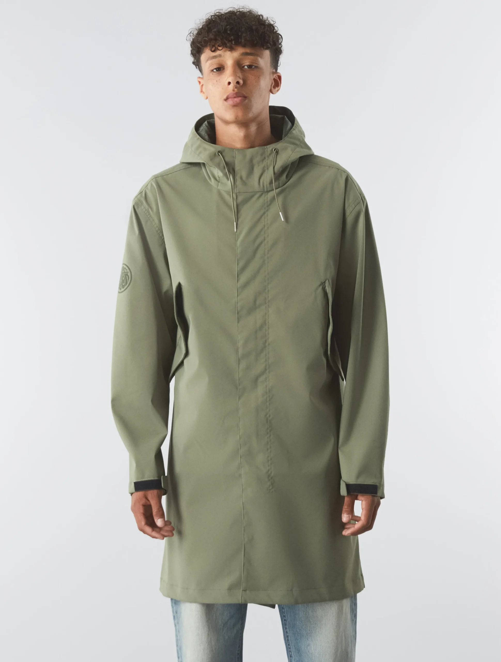 Pretty Green Whiteley Seam Sealed Parka Khaki Best Sale