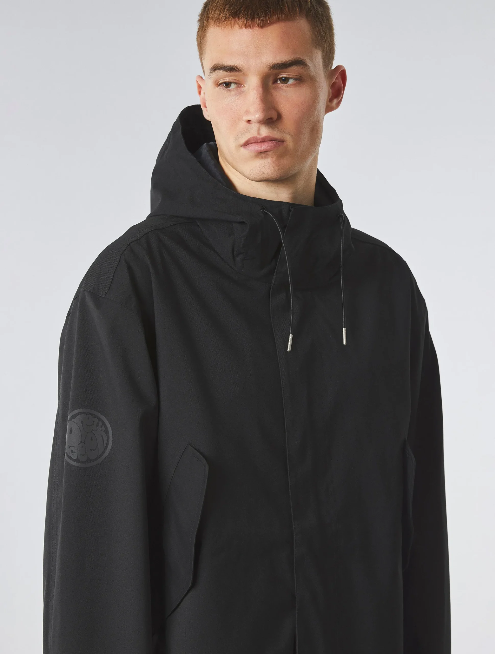 Pretty Green Whiteley Seam Sealed Parka Black Best Sale