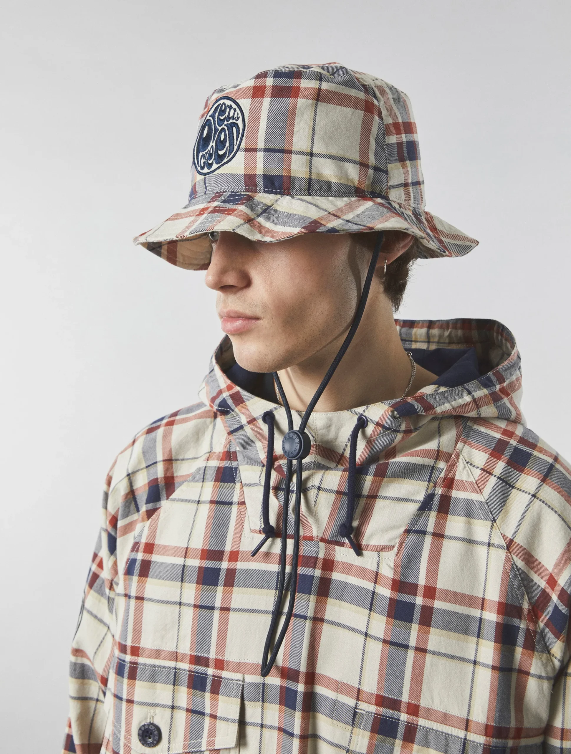 Pretty Green Winston Check Bucket Hat Best Sale