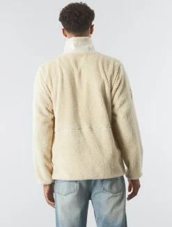Pretty Green Wonderwall Borg Jacket Stone Best Sale