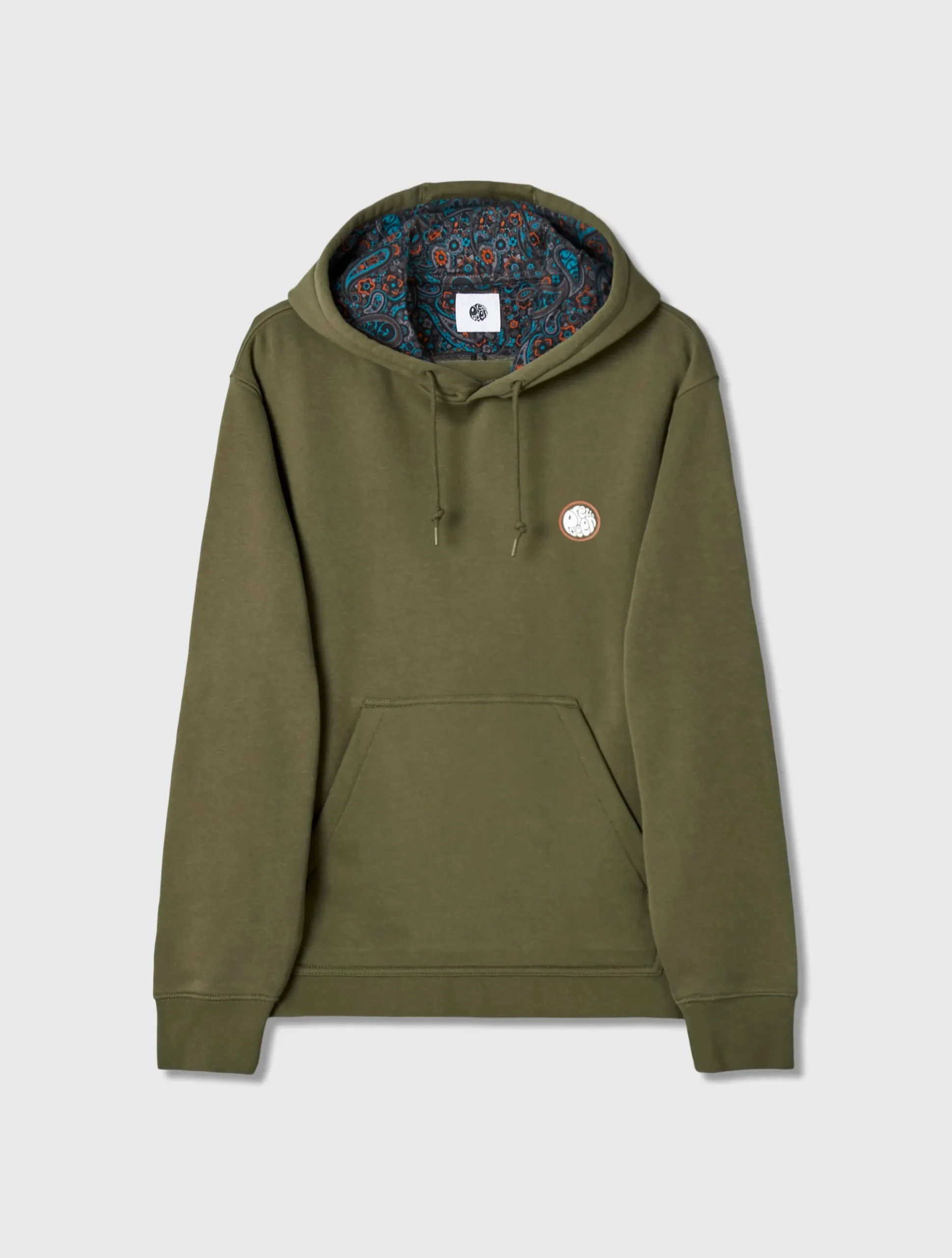Pretty Green Wonderwall Hoody Khaki Online