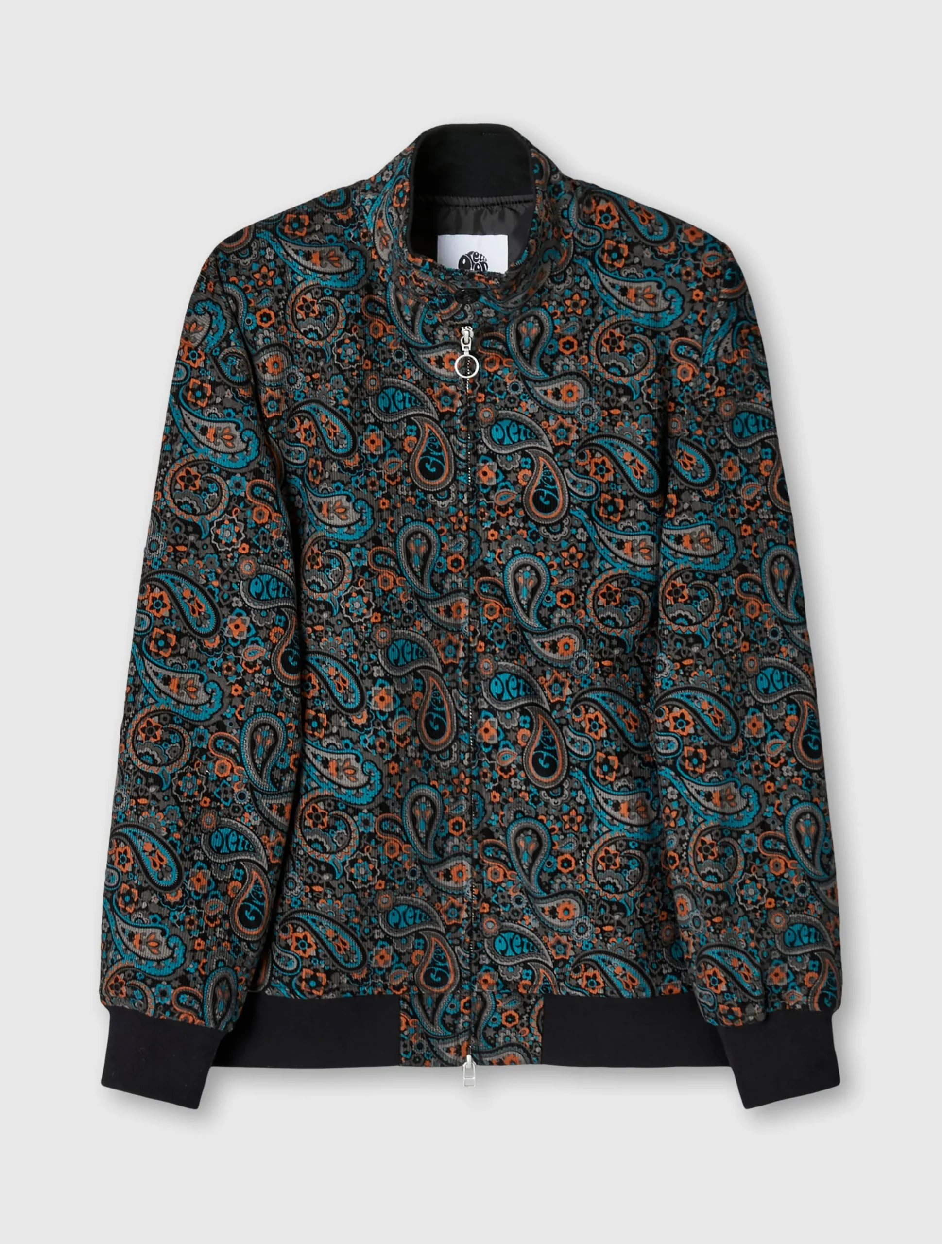 Pretty Green Wonderwall Paisley Cord Harrington New