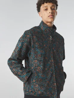 Pretty Green Wonderwall Paisley Cord Harrington New
