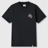 Pretty Green Wonderwall Paisley Motif T-shirt Black Discount