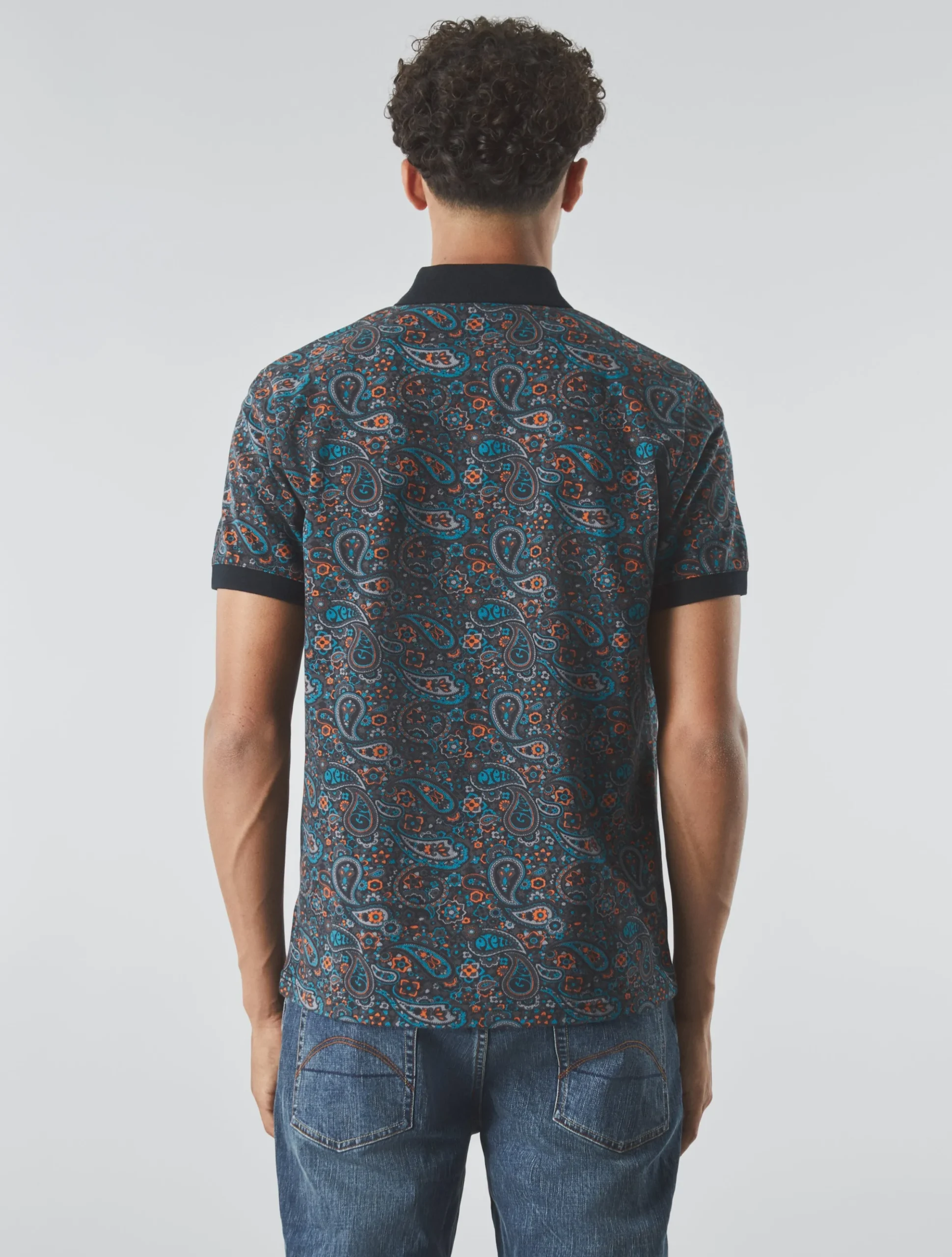 Pretty Green Wonderwall Paisley Polo Online