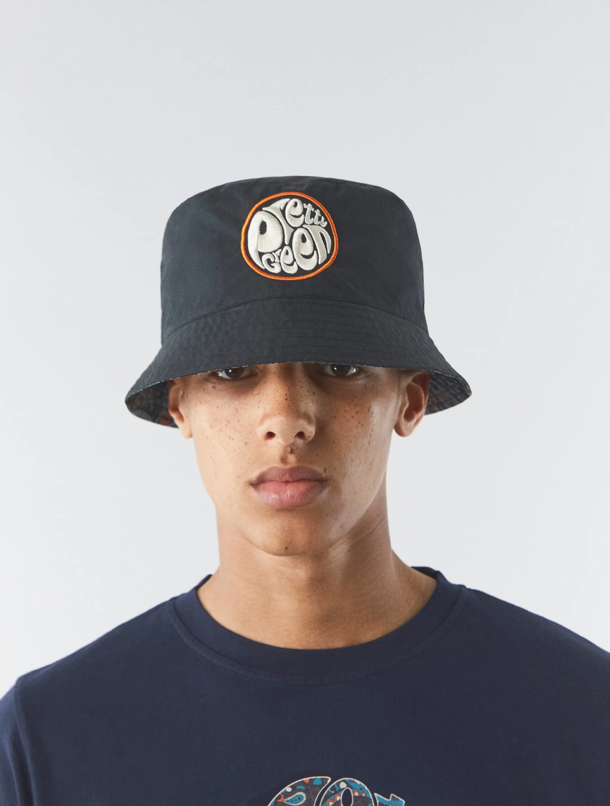 Pretty Green Wonderwall Paisley Reversible Bucket Hat Best