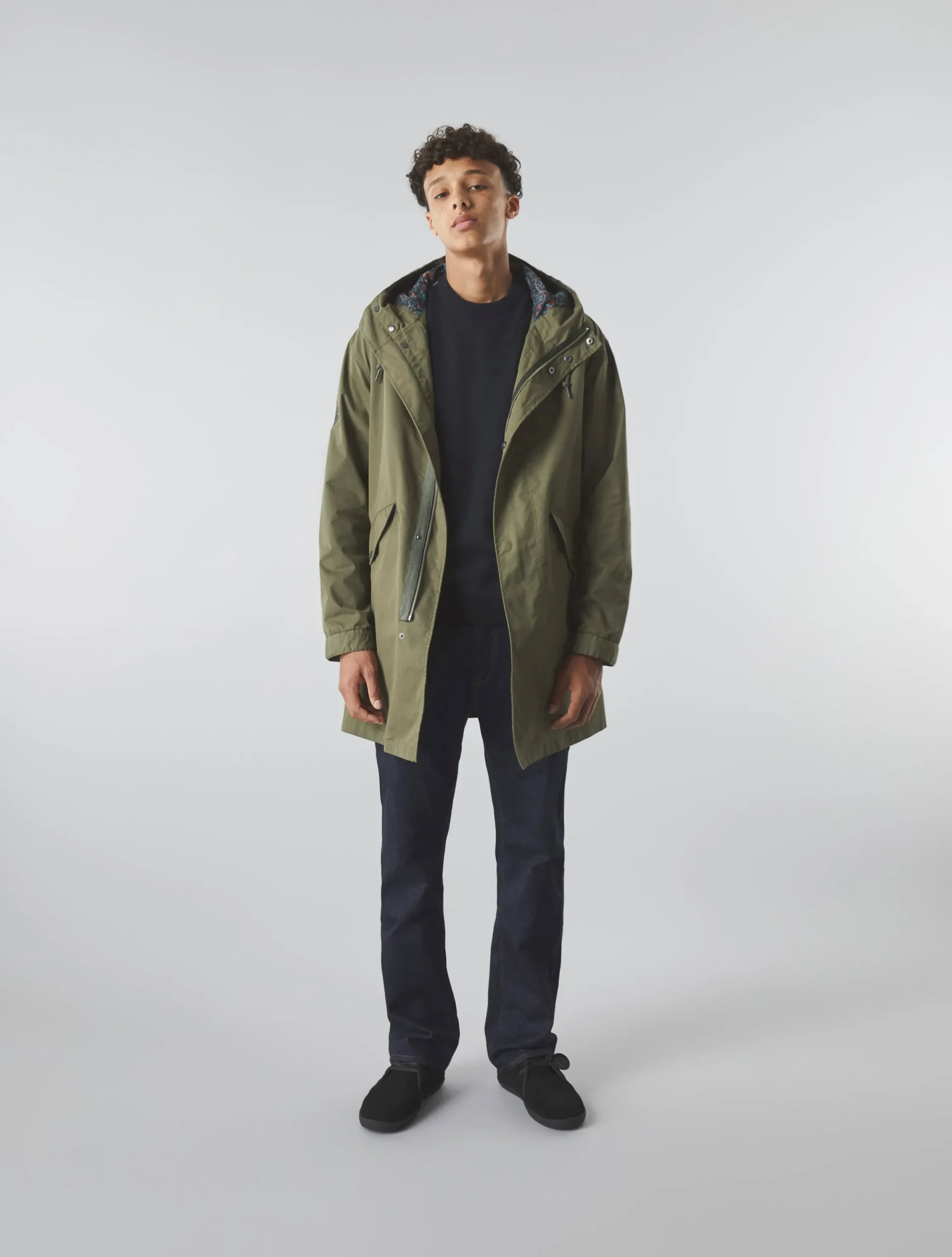 Pretty Green Wonderwall Parka Khaki Fashion