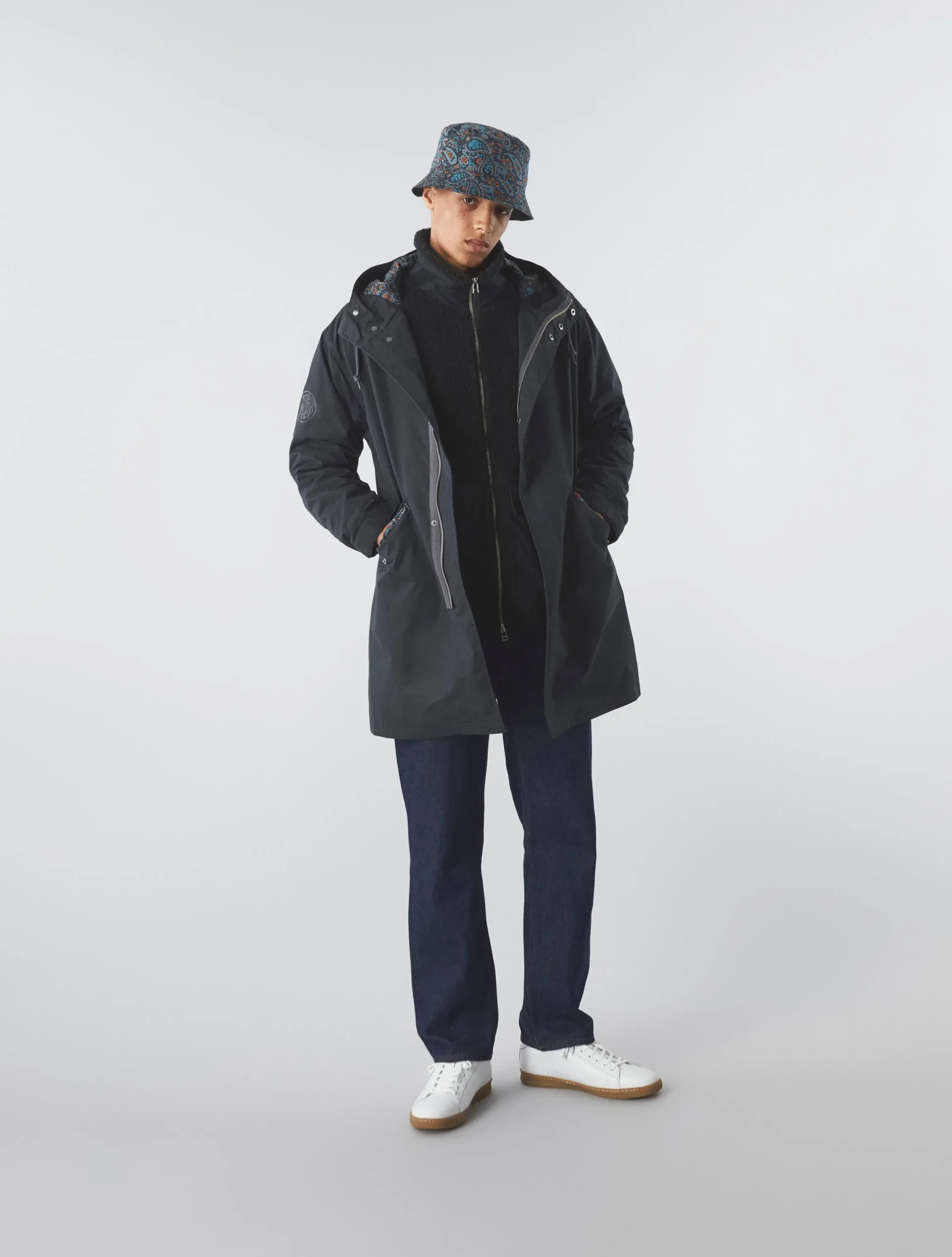 Pretty Green Wonderwall Parka Black Discount