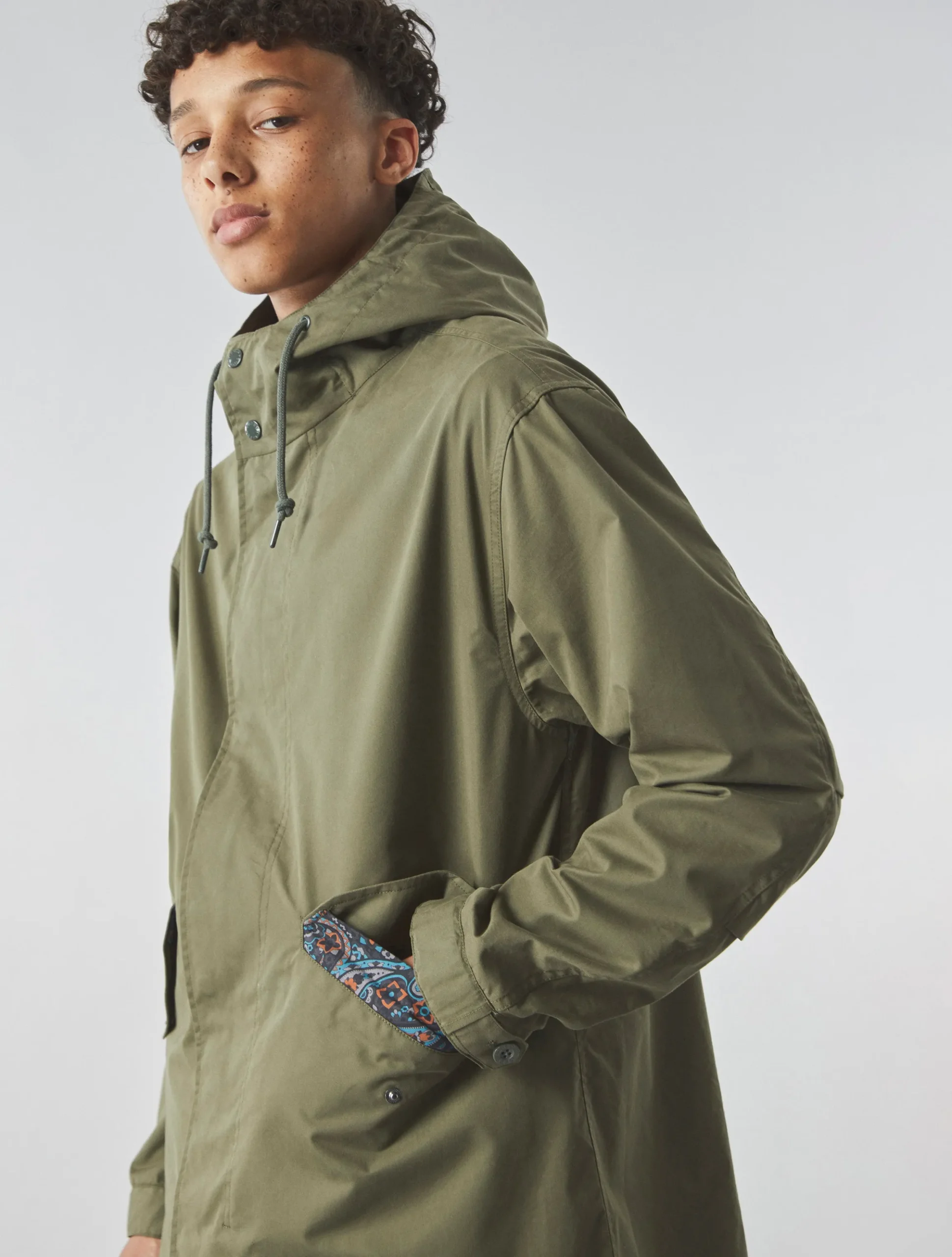 Pretty Green Wonderwall Parka Khaki Fashion
