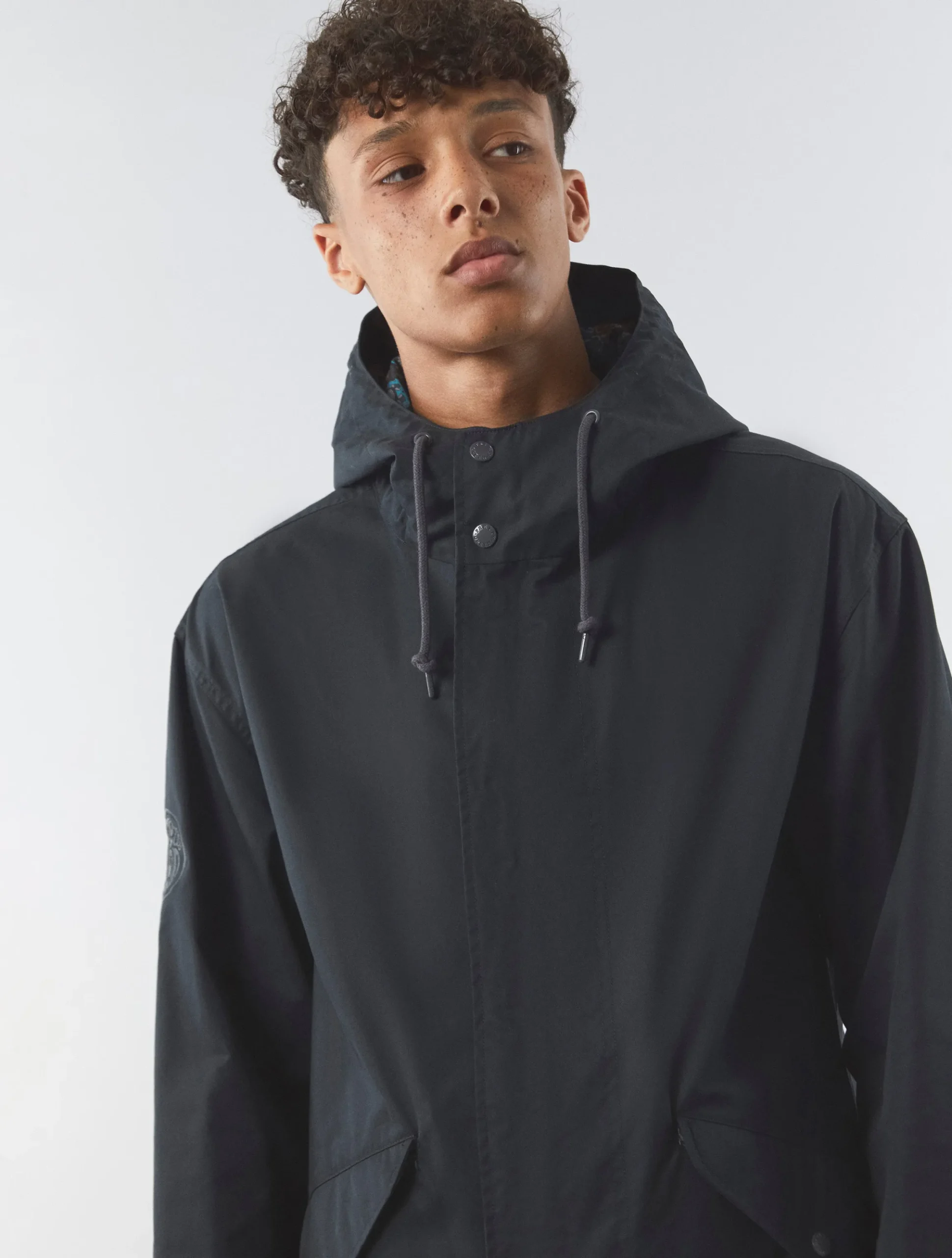 Pretty Green Wonderwall Parka Black Discount