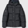 Pretty Green Wonderwall Puffer Black Store
