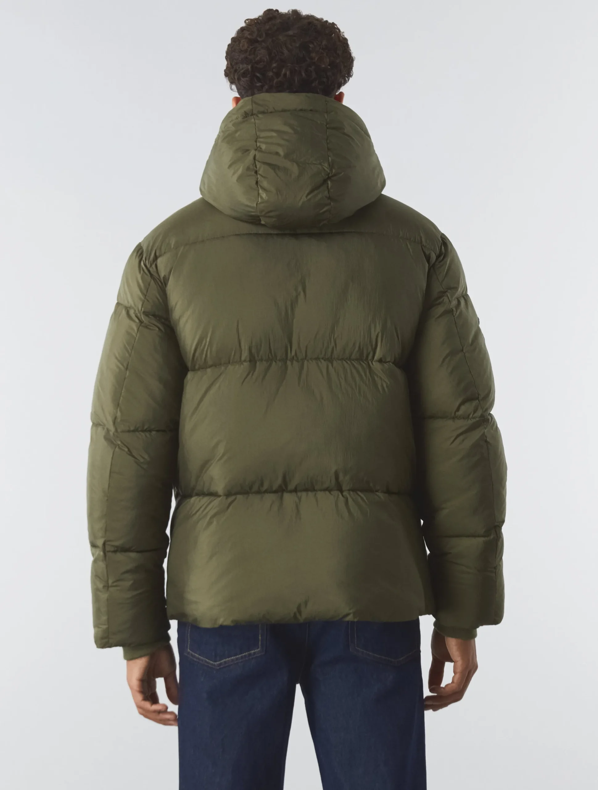 Pretty Green Wonderwall Puffer Khaki Best Sale