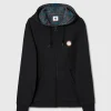 Pretty Green Wonderwall Zip Up Hoody Black Flash Sale